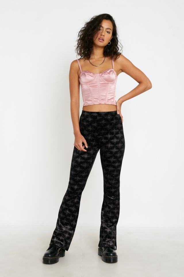 Glitter flares urban store outfitters