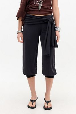 Silence + Noise Cupro Pantaloon Capri Trousers
