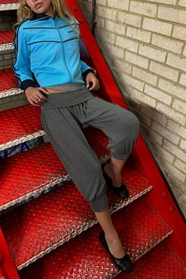 Pantalones Capri Pantalón Plegable UO