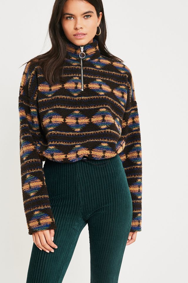 UO Pantaloni Velvet Flare Verde Scuro #2
