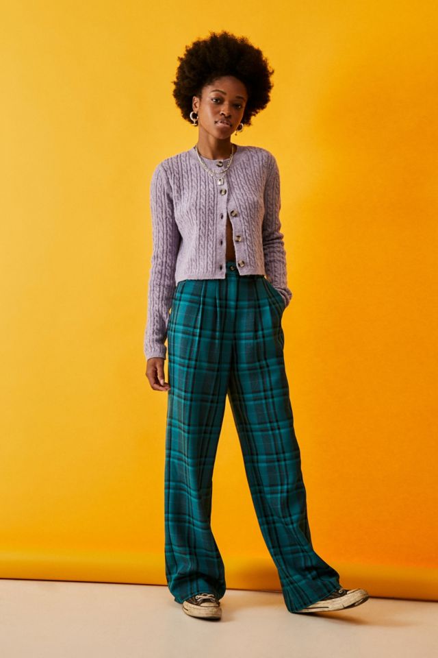 Urban outfitters sale tartan trousers