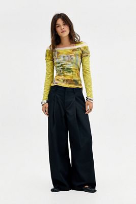 UO Noa Cocoon Pleated Trousers