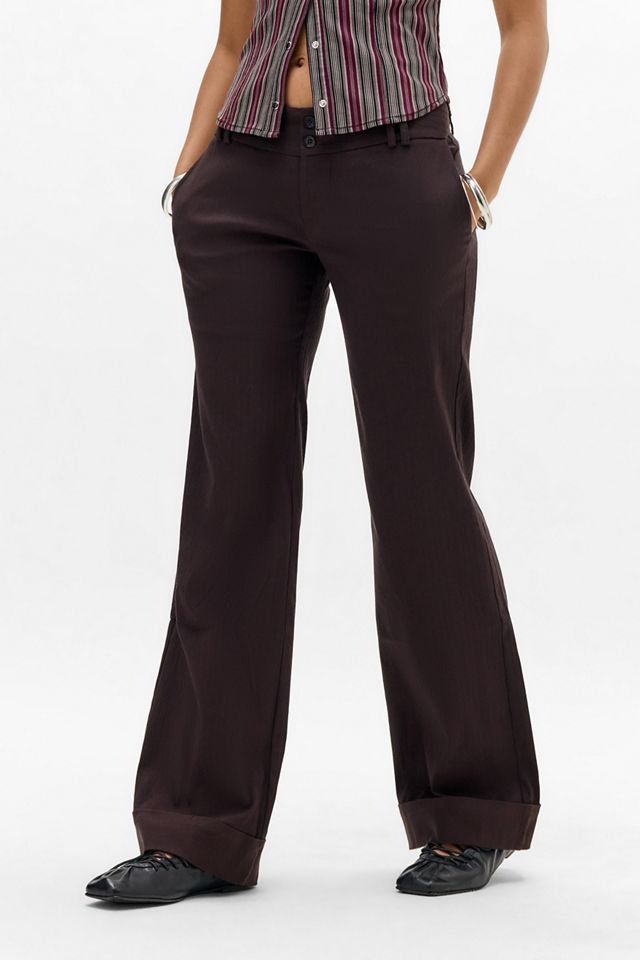 Pantalones de Tiro Bajo Bengaline de UO #1