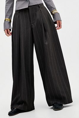 UO Noa Cocoon Pinstripe Trousers