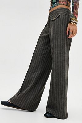 UO Hannah Stripe Low Rise Trousers