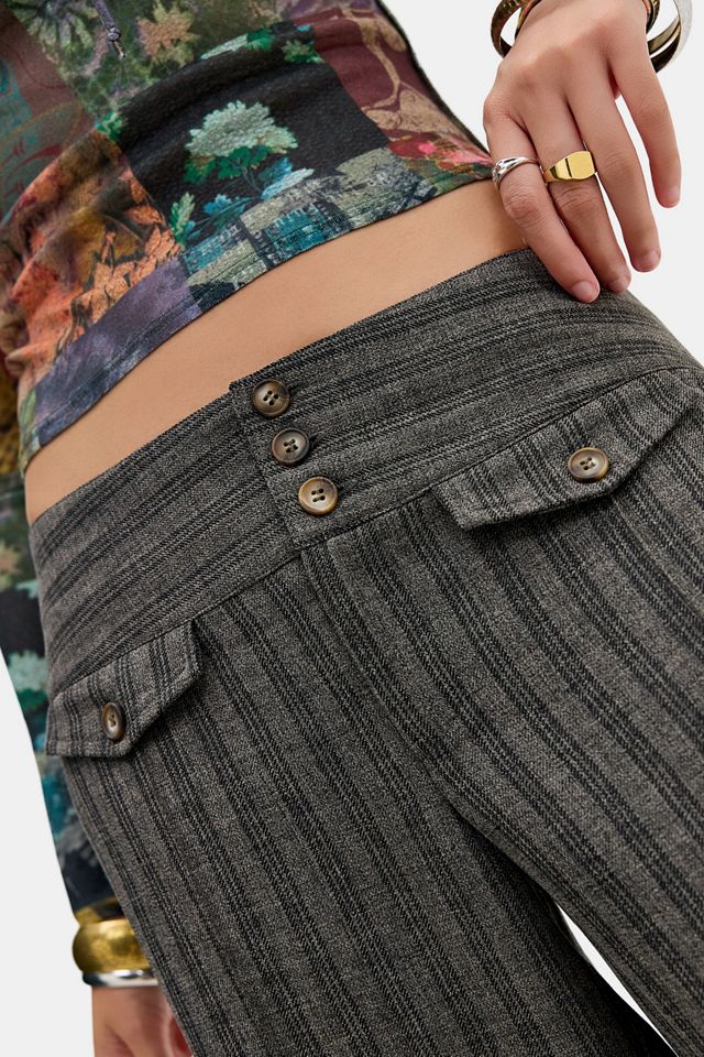 UO Hannah Stripe Low Rise Trousers #2