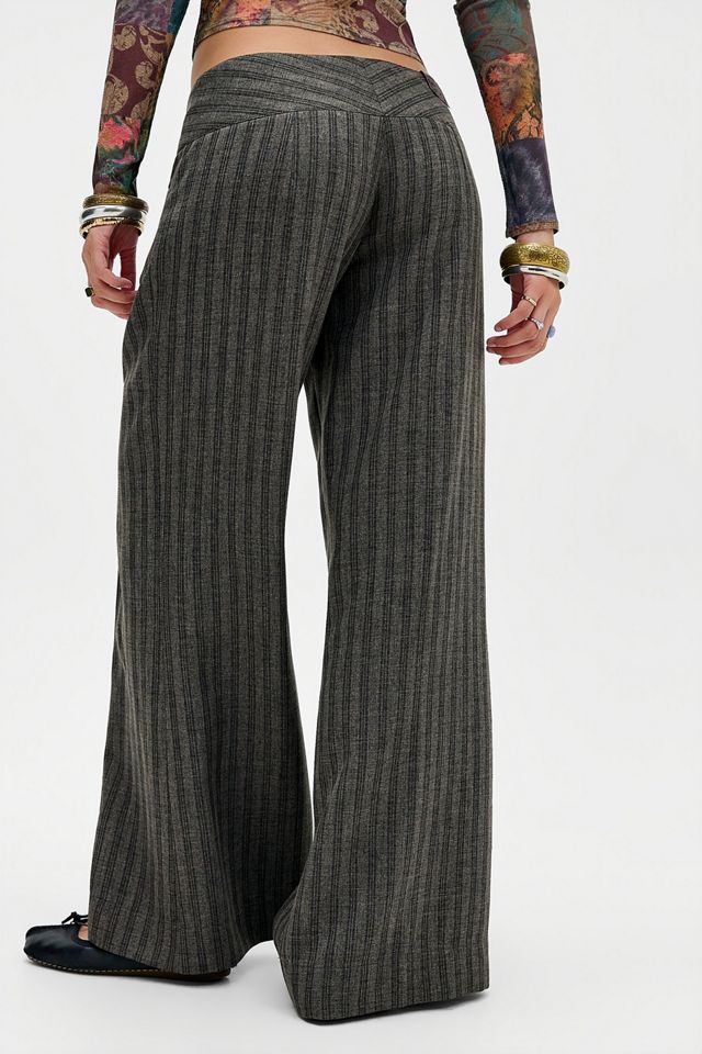 UO Hannah Stripe Low Rise Trousers #3