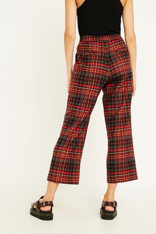 UO Red Check Pull-on Trousers #4