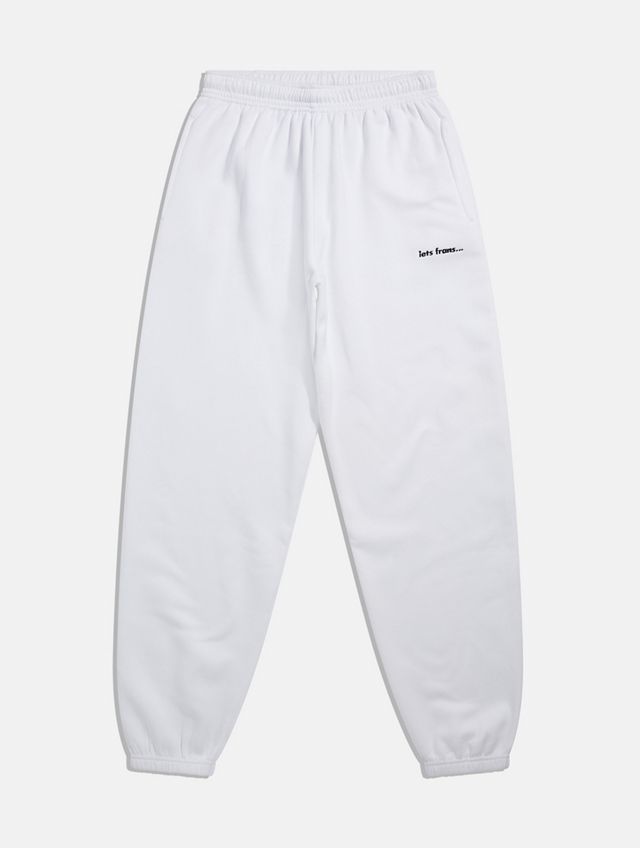 iets frans... Optic White Cuffed Joggers  #4