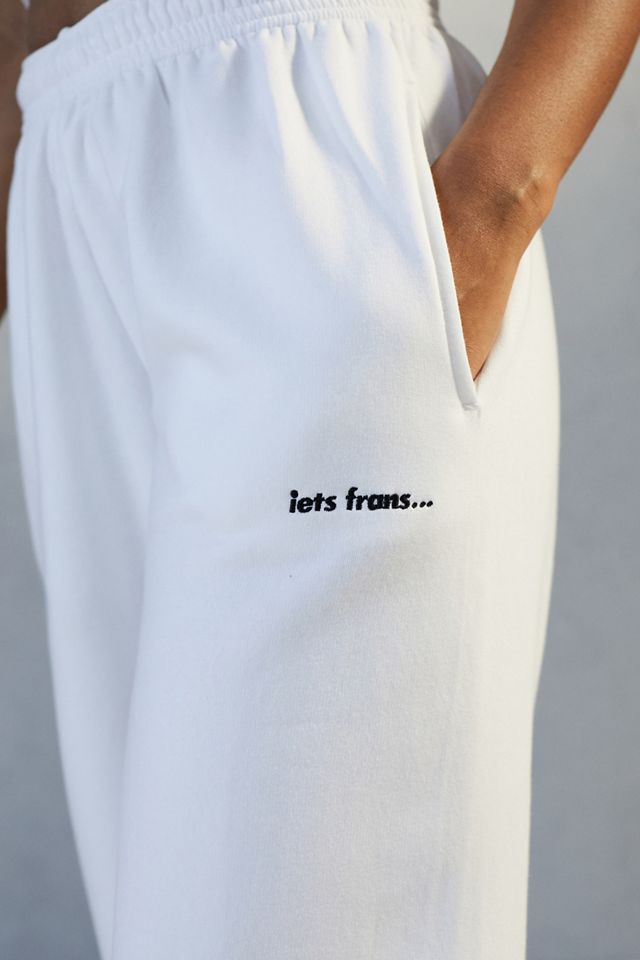 iets frans... Optic White Cuffed Joggers  #1