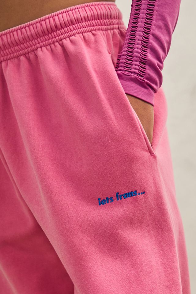 iets frans... Pink Cuffed Joggers #3
