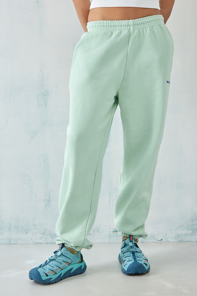iets frans... Spearmint Cuffed Joggers #1
