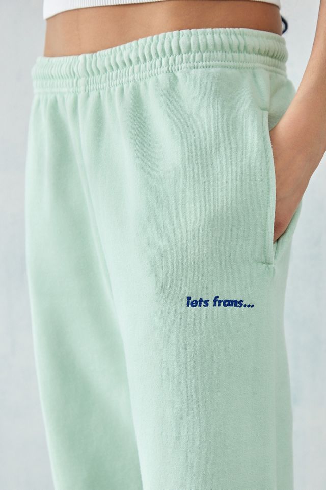 iets frans... Spearmint Cuffed Joggers #3
