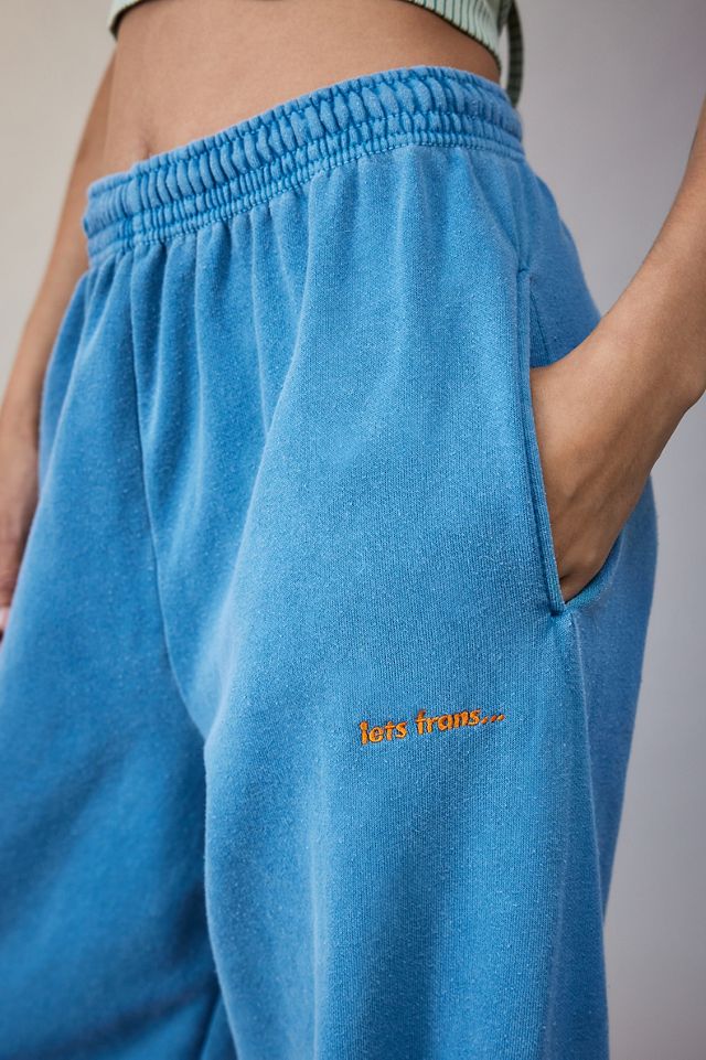 iets frans... Bit Of Blue Cuffed Joggers #1