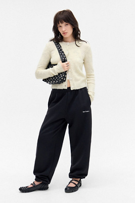 iets frans... Black Cuffed Joggers Product Page