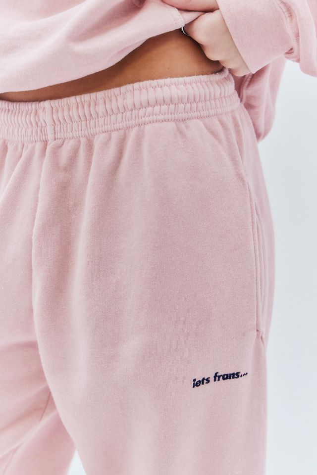iets frans... Pink Cuffed Joggers #3