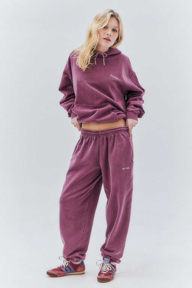 iets frans... Maroon Cuffed Joggers #1