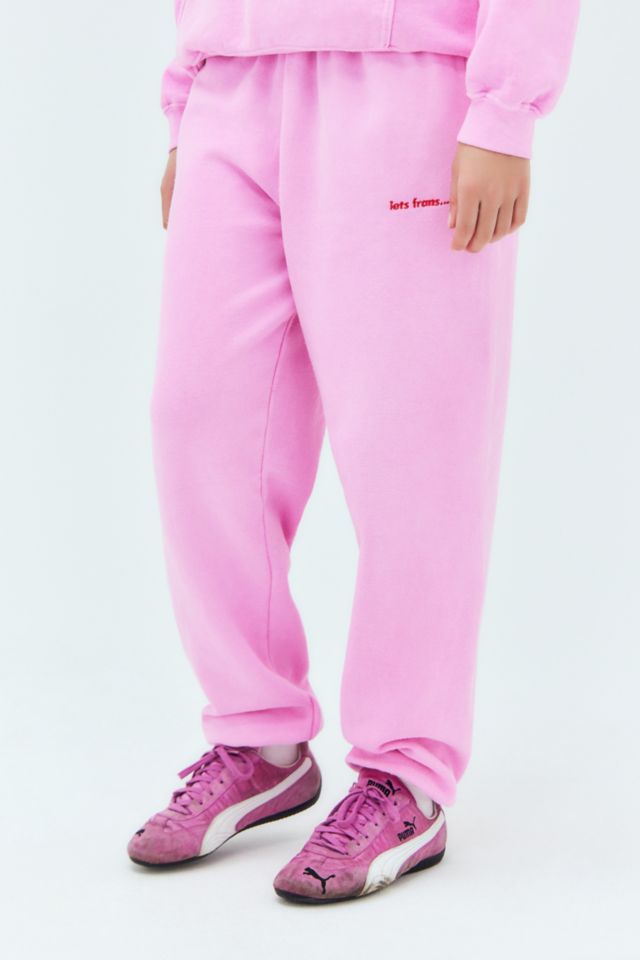 Urban outfitters pink joggers sale