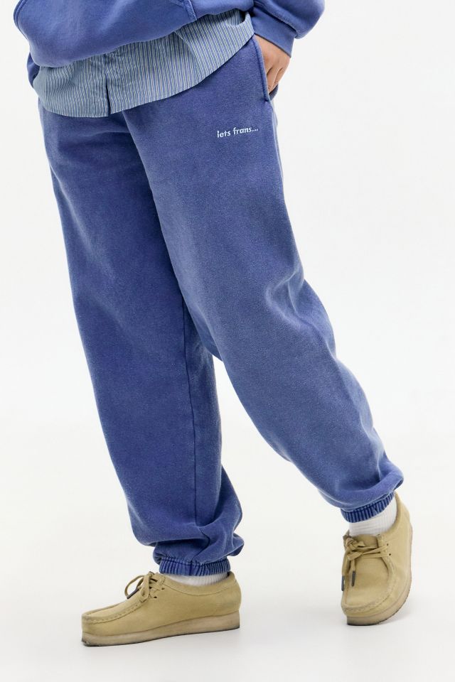 iets frans. Denim Blue Cuffed Joggers Urban Outfitters UK