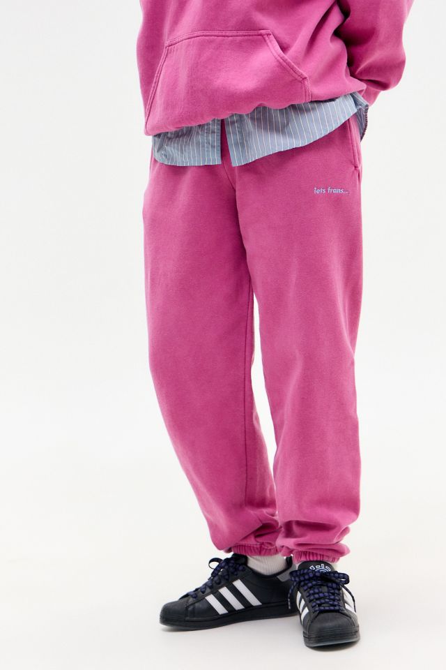 Urban outfitters pink joggers sale