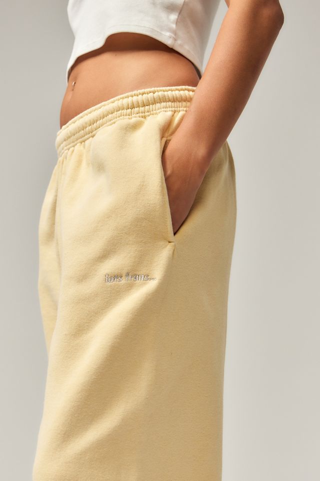 iets frans... Butter Yellow Cuffed Joggers #2