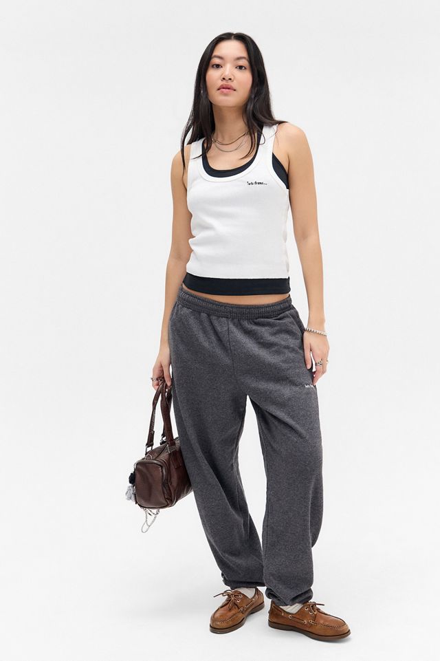 iets frans... Dark Grey Cuffed Joggers #1