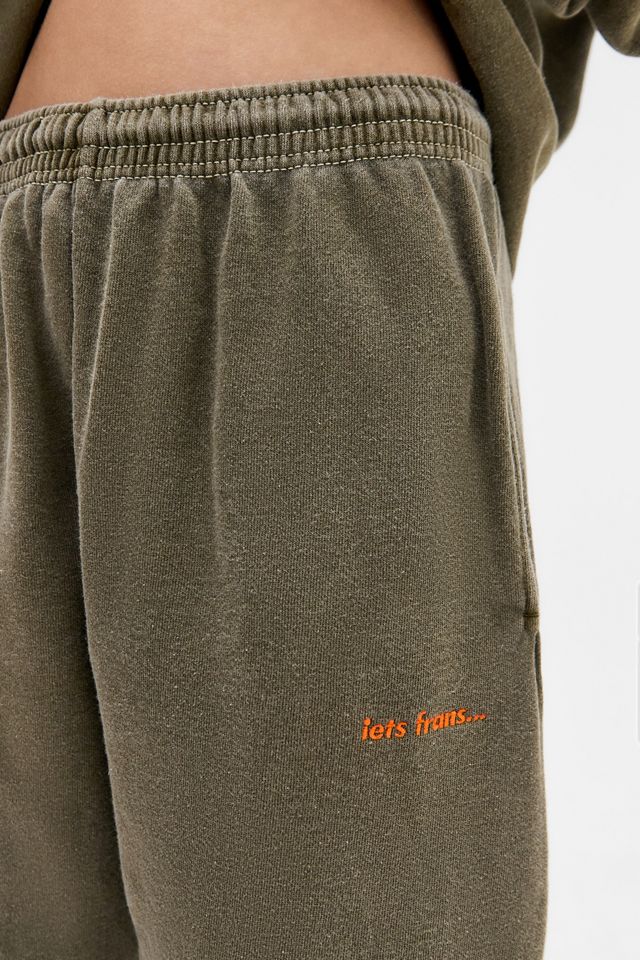 iets frans... Erdige Jogginghose mit Bündchen #2