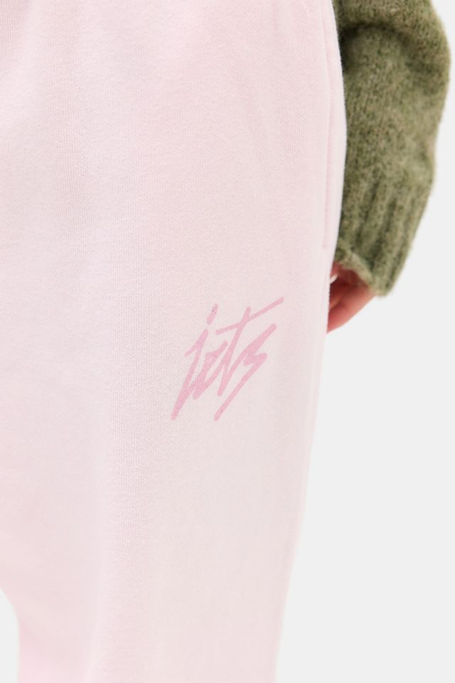 Pantalon de jogging à revers rose pâle iets frans... #2