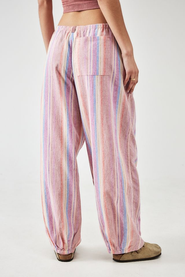 BDG Cody Striped Linen Cocoon Cargo Pants #3
