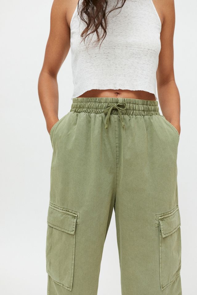 UO Green Alexis Coulisse Pantaloni Cargo #3