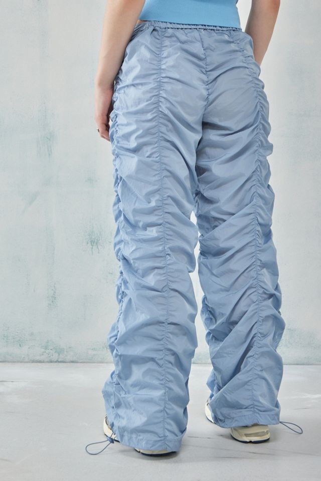 UO Blue Layla Ruched Trousers #2