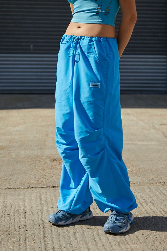 iets frans... Blue Woven Balloon Pants