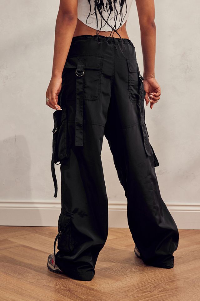 iets frans... Pantalon cargo à bretelles noir #3
