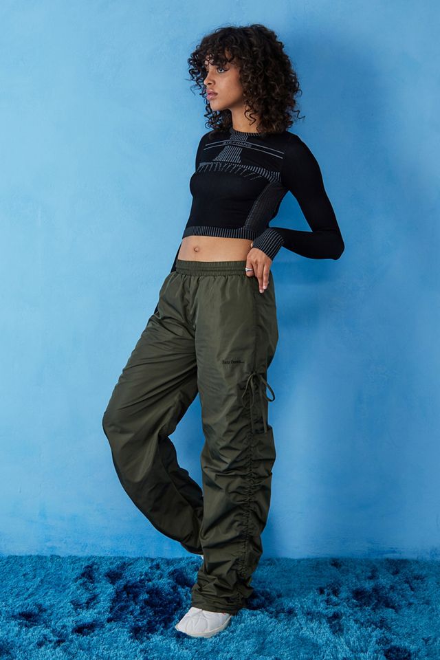 iets frans... Joggers Kaki con Lato Arricciato #1