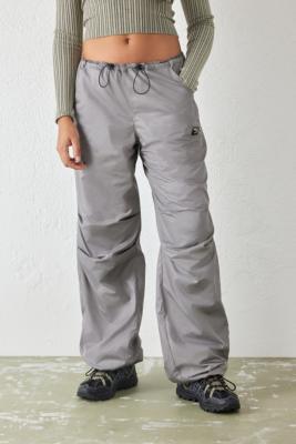 iets frans... Shiny Grey Woven Balloon Pants | Urban Outfitters