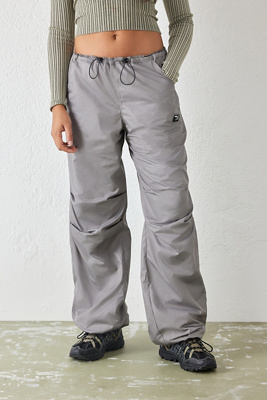 iets frans... Shiny Grey Woven Balloon Pants | Urban Outfitters