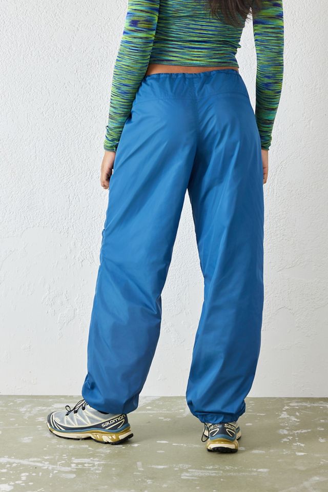 iets frans... Shiny Blue Woven Balloon Pants #3