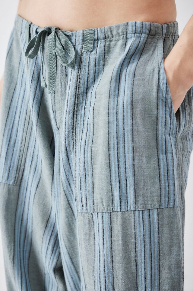 BDG Cody Striped Linen Cocoon Cargo Pants #6