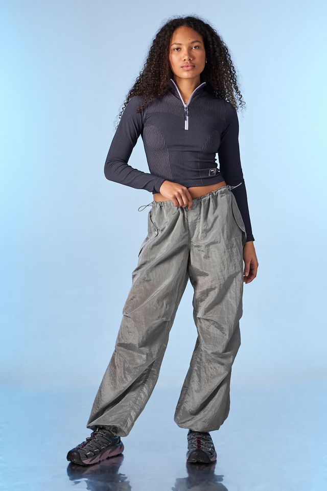 iets frans...Pantalon Tech Baggy Brillant Gris #2