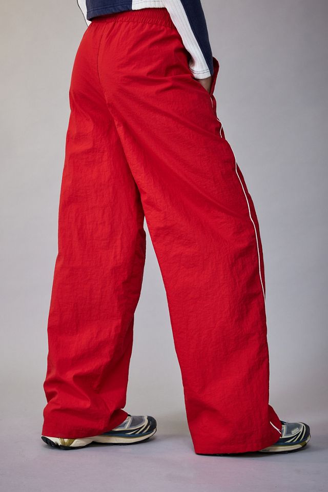 iets frans... Red 90s Track Pants #2