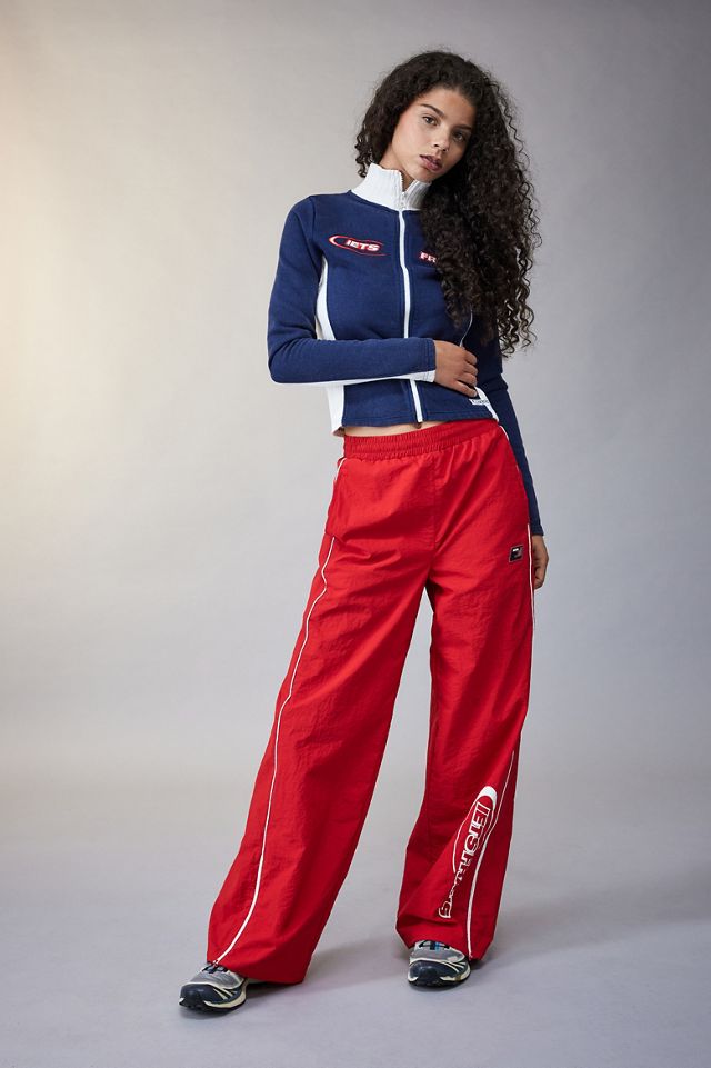 iets frans... Red 90s Track Pants #3