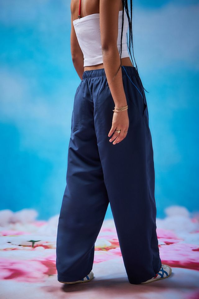 iets frans... Navy Twisted Seam Track Pants  #3