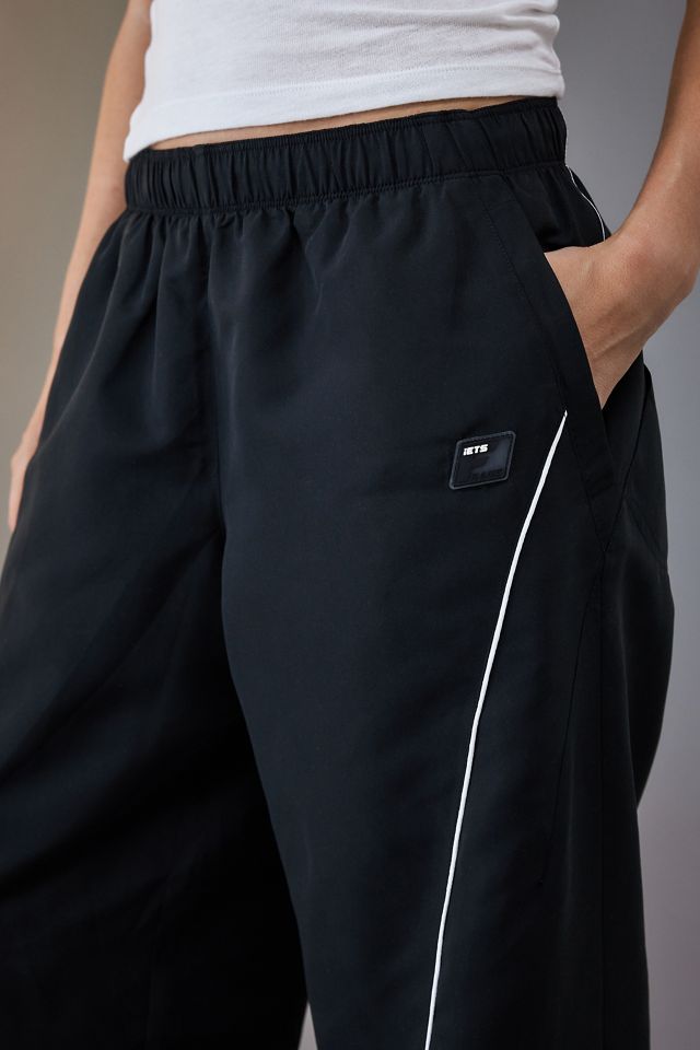 iets frans... Black Twisted Seam Track Pants #3
