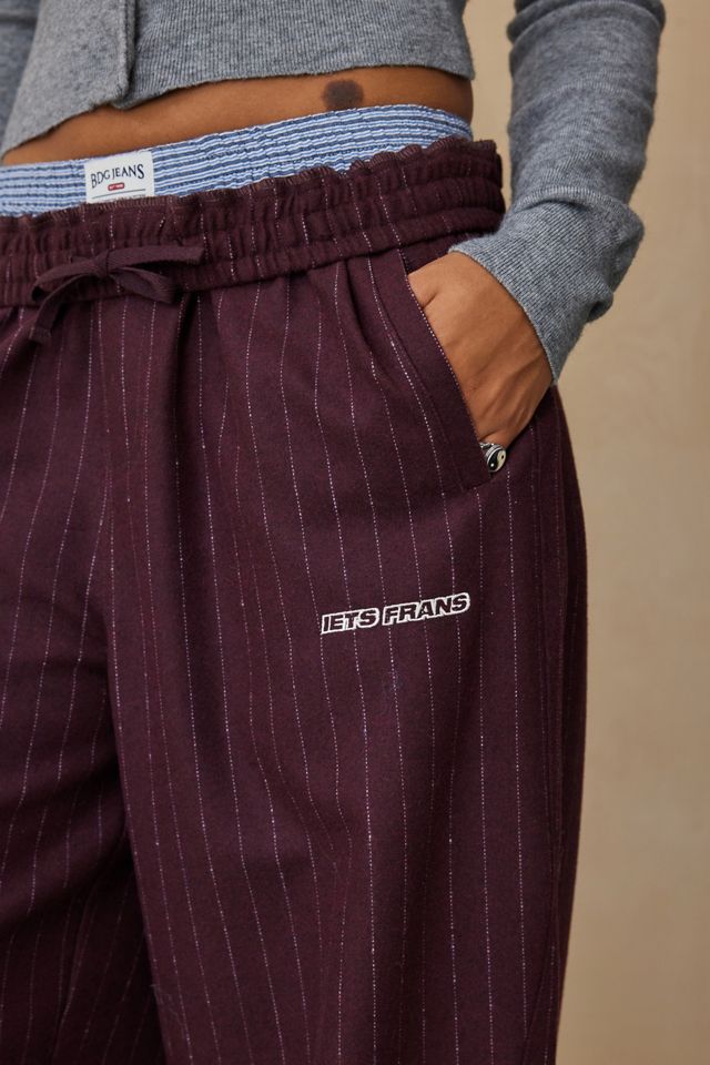 iets frans... Tailored Pinstripe Harri Joggers #2