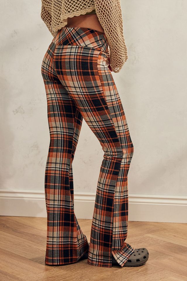 UO Check Flare Trousers #2