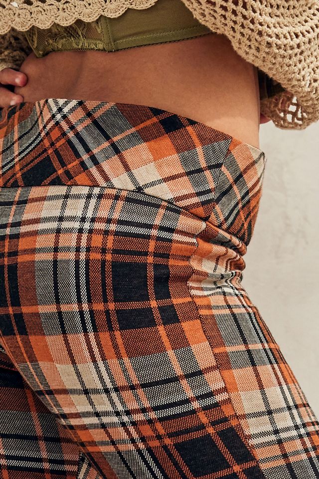 UO Check Flare Trousers #3