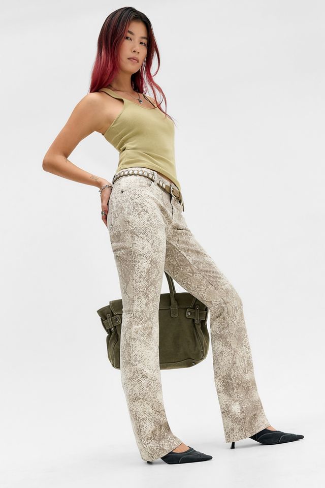 BDG Kimmy Snake Ultra Low Rise Jeans #1