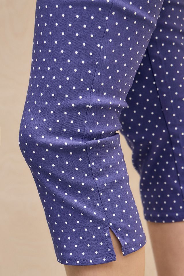 Pantalones Capri de Lunares Ellie Kimchi Blue #3