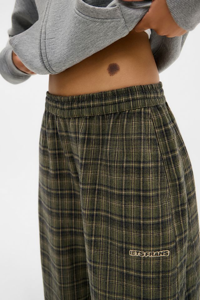 iets frans... Harri Check Brushed Joggers #2