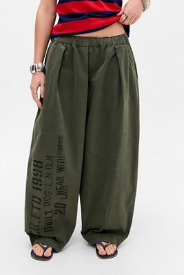 BDG Bobbi Stamp Baggy Trousers
